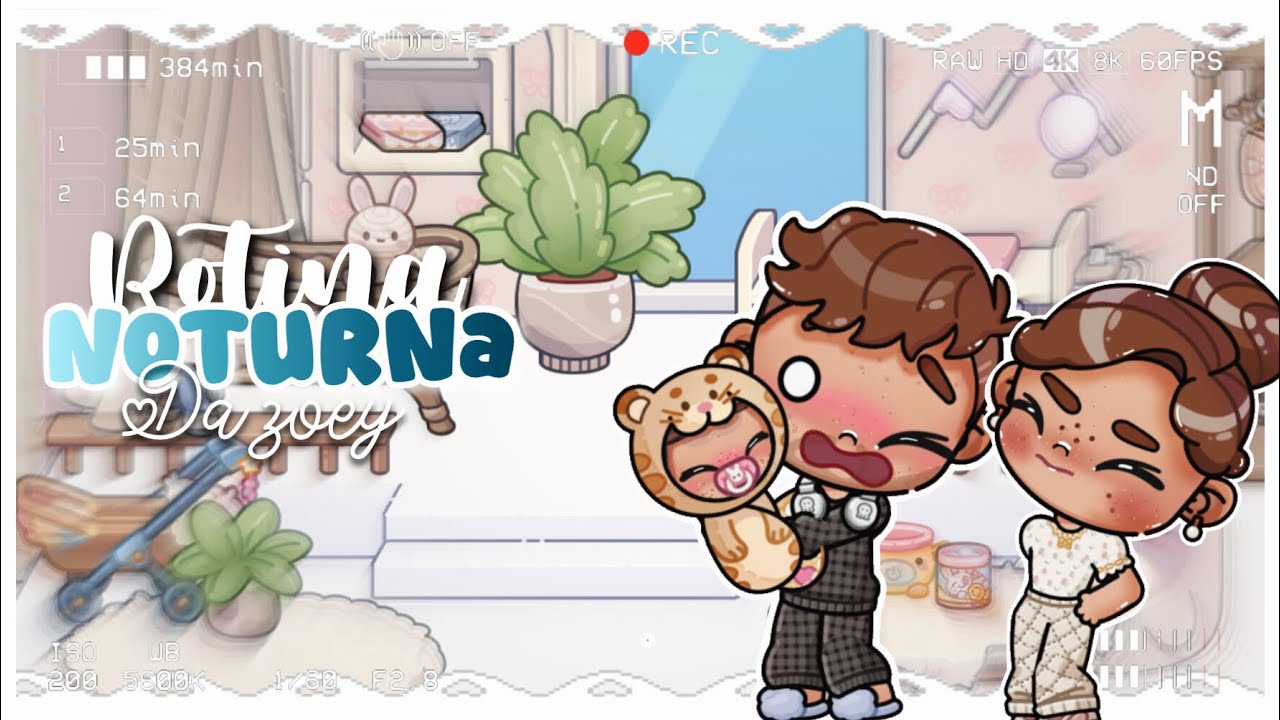 *aesthetic* ROTINA NOTURNA da ZOEY! 🌙🤱🏻🌷*com voz *