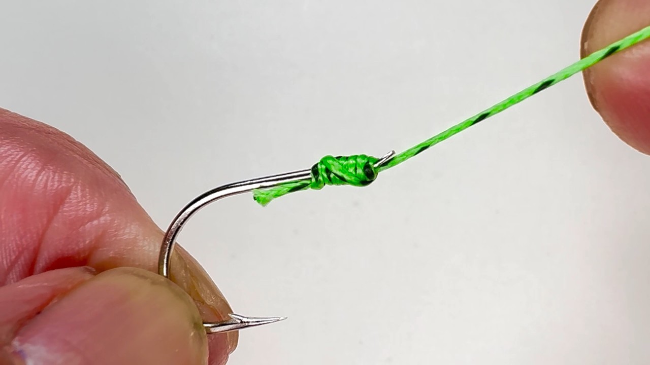 The Strongest Fishing Knot for an Eyeless Hook