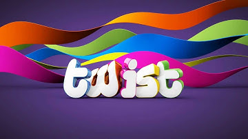 Twist - Text Efect using Cinema4D
