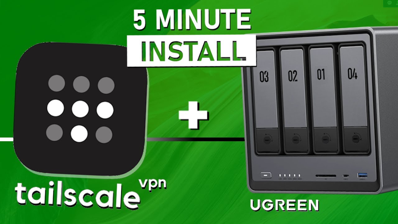 EASY UGREEN NAS Tailscale Installation Guide (Full Encryption in 5 Minutes)