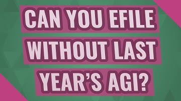 Can you efile without last year