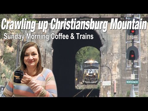 Modern Power on Christiansburg Mountain | Sunday Morning Coffee & Trains