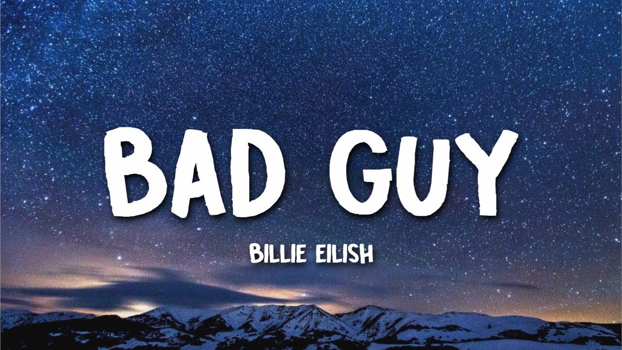 Billie Eilish Bad Guy Lyrics Youtube