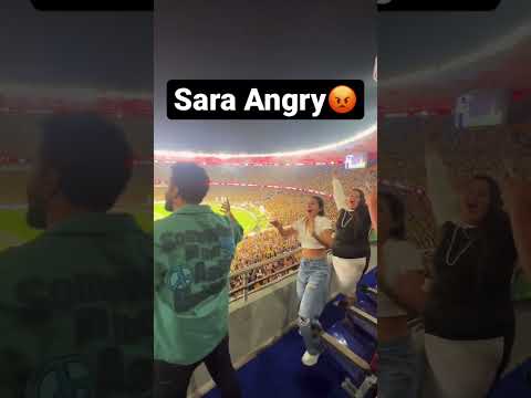 Sara Ali khan got angry when Fans chanting Sara Bhabhi in front of Shubman Gill on IPL in Final #ipl