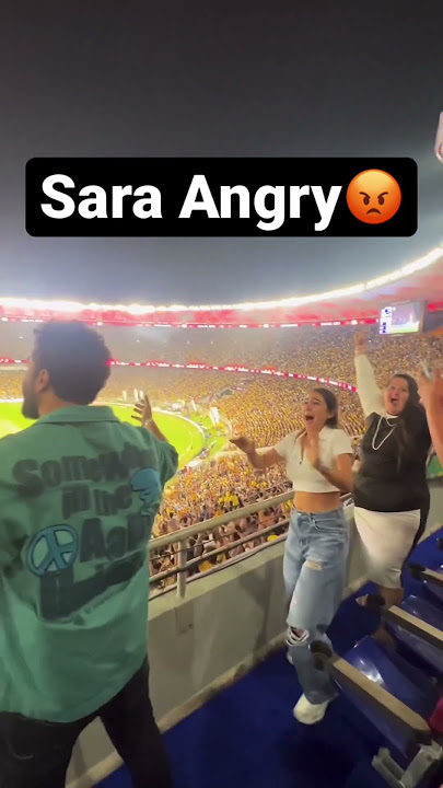 Sara Ali khan got angry when Fans chanting Sara Bhabhi in front of Shubman Gill on IPL in Final #ipl