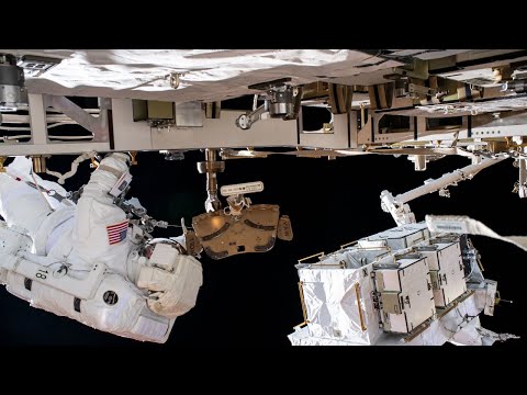 Spacewalk Outside the International Space Station
