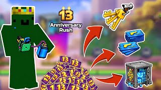 Finishing the new Anniversary Rush event as a (F2P) in Pixel Gun 3D