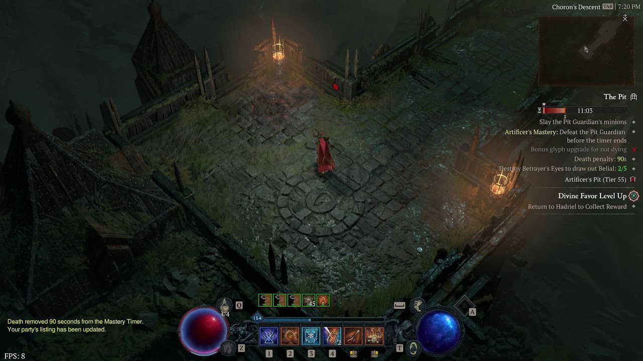 Diablo IV 11 сезон старт/start 11 season 4K Волшебница/Sorceress level 1 - 60 -Torment 3/Истязание 3