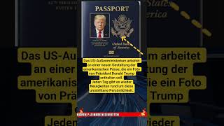 #USPassports #TrumpPass #ReisepassDesign #DonaldTrump #Außenministerium #NeuerPass #USA2026 #Trump