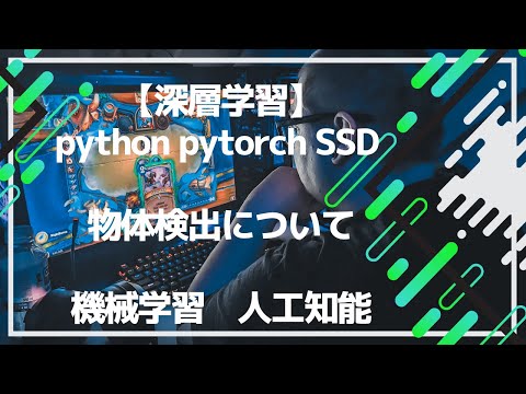 【深層学習】python pytorch SSD 物体検出について　機械学習　人工知能