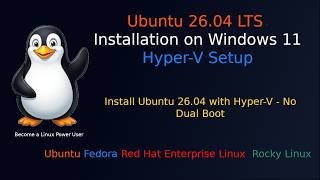 How to Install Ubuntu 26.04 LTS on Windows 11 Using Hyper-V | #moreoftech