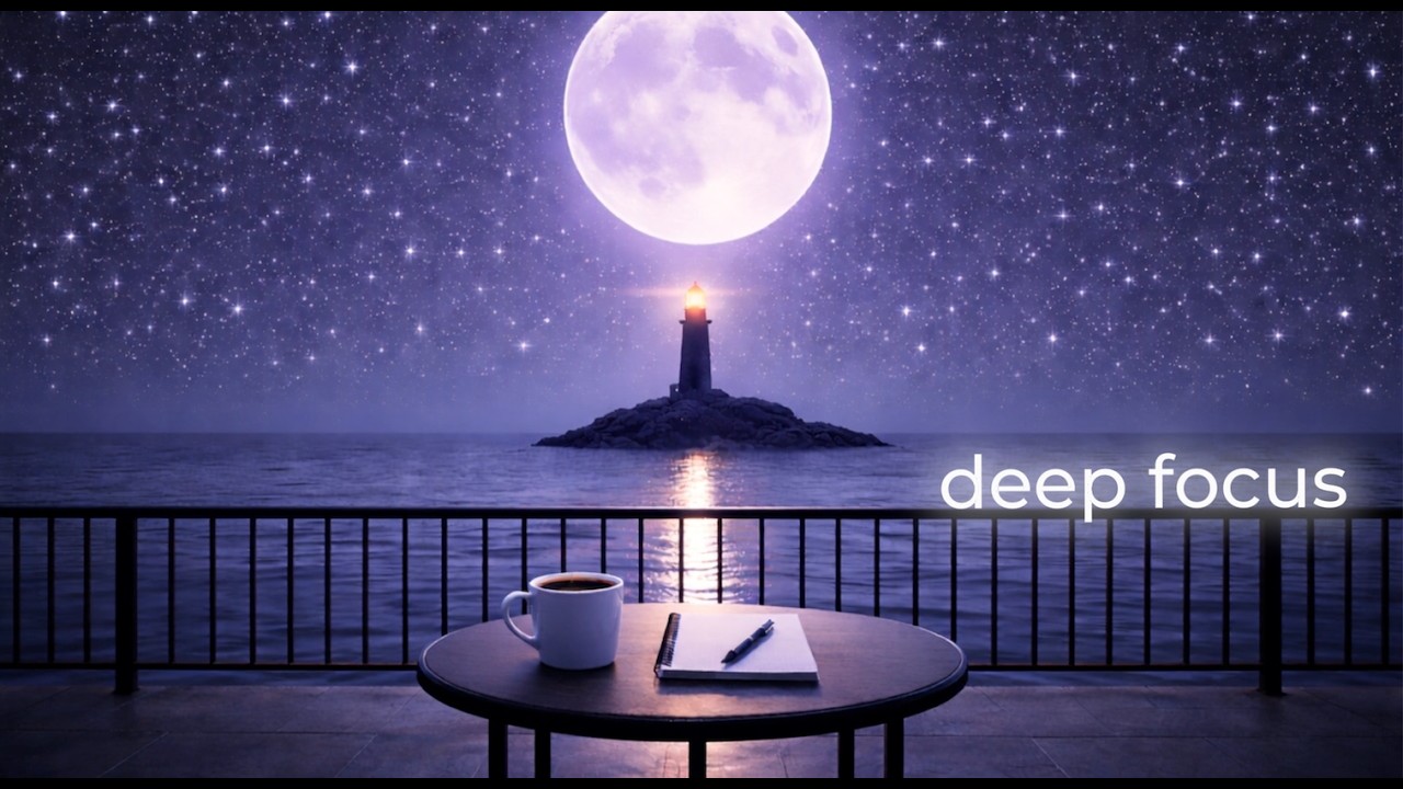 Moonlight Chill Lofi 📖 🌕 | Soft Music for Study, Focus & Relax