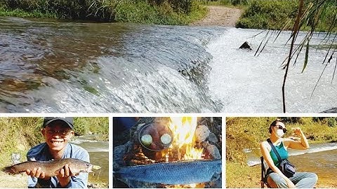 #13 Cắm trại Câu lure cá Lóc bên bờ suối cùng "Nóc Nhà" 2 ngày 1 đêm Couple Camping