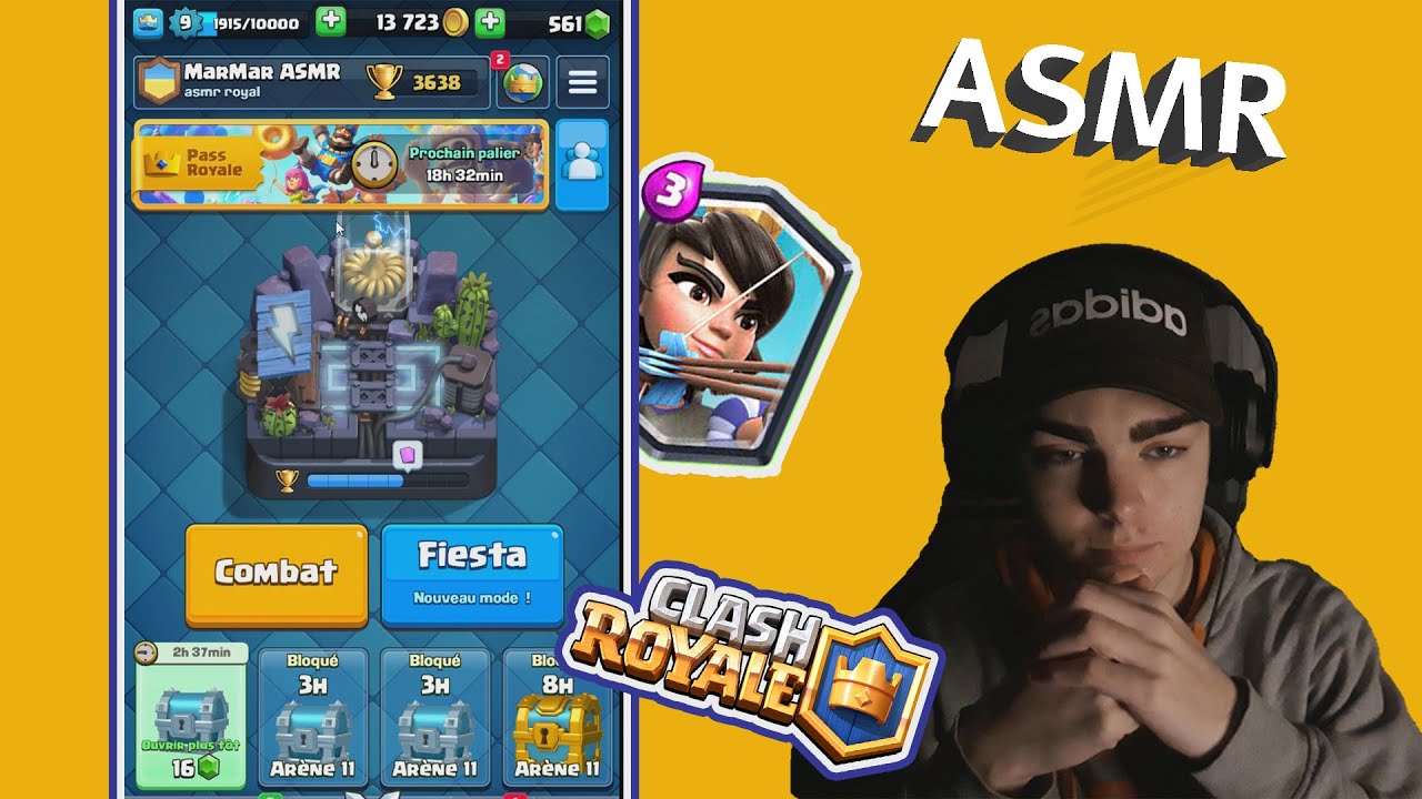 ASMR Clash Royale / Je Continue de Monter en Trophées !