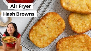 Hash Browns in the Air Fryer Air Fryer Frozen Hash Brown Patties Quick Easy
