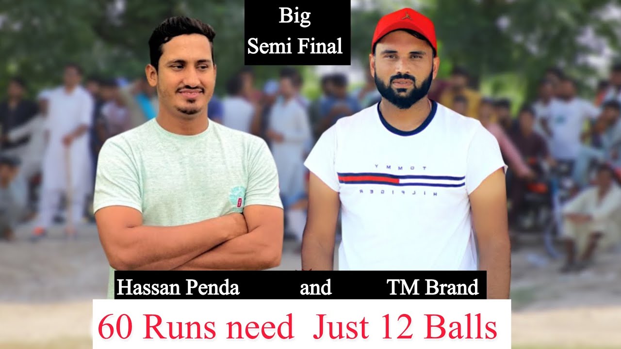 Semi Final Match | Taimoor Mirza and Hassan Penda Big Runs Chase 6 ball ...