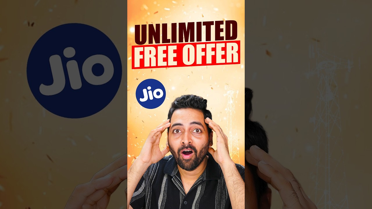 Jio Shocking FREE Unlimited Offer 😱🔥 #shorts