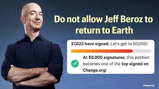 Do not allow Jeff Bezos to return to earth!