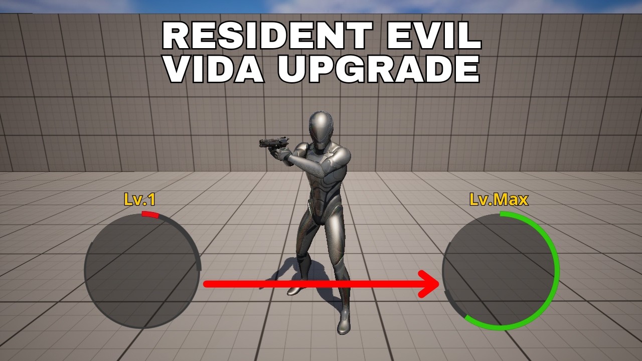 COMO FAZER UMA BARRA de VIDA ESTILO RE4 na Unreal Engine 5 (Sistema com Upgrade)