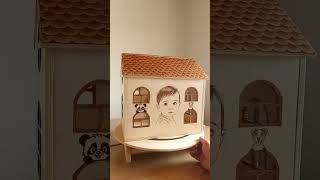 Ahşap Dağlama Oyuncak Ev #ahşapdağlama #shorts