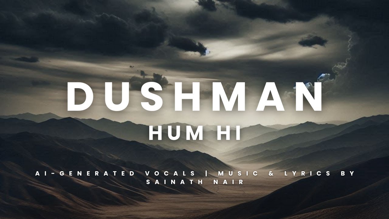 Hi Hum Dushman Hum Hi | AI Vocals | Music & Lyrics by Sainath Nair - YouTube