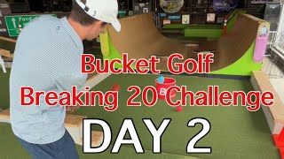 DAY 2: Bucket Golf Breaking 20 Challenge on the Mini Golf Course screenshot 3