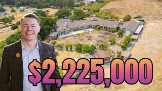 $2,225,000 Luxury Estate in Arroyo Grande CA | 6 Acres, Wine Country Views + Gated Privacy