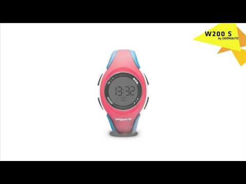 Reloj Cronómetro Running W500S Rosa - Decathlon