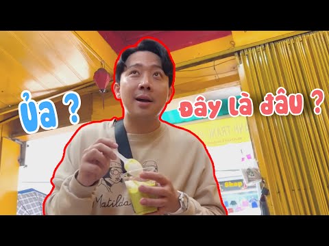 A Xìn lên Đà Lạt làm kịch bản, Bị dắt đi ăn bánh tráng nướng và cái kết