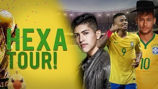Encontrei o Neymar e o Gabriel Jesus no rolê! | Copa 2018