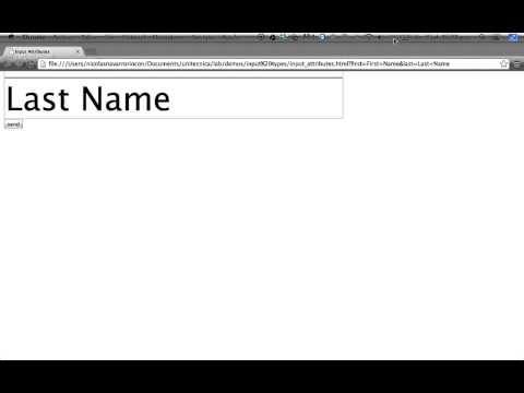 Control HTML5: Placeholder