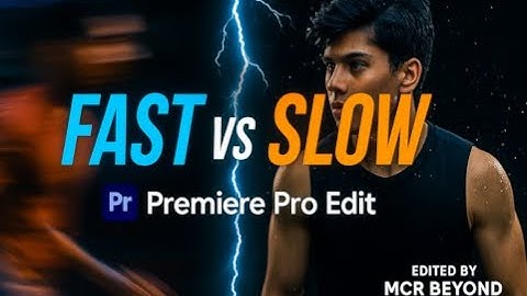 Fast x Slow ⚡ | The Perfect Flow | Premiere Pro Edit | Assignment 2 ❤‍🔥@TharunSpeaks