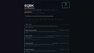 EQBK's Earnings Beat But Revenue Miss: My Take on the 8-K