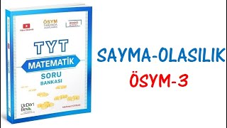 (2020) 345 TYT MATEMATİK SAYMA OLASILIK ÖSYM-3 ÇÖZÜMLERİ