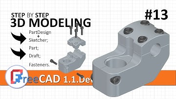 FreeCAD 1.1: 3D modeling exercise 13 | Part: Slice Apart