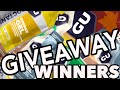 GU Giveaway WINNERS!