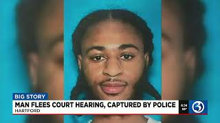 Man who escaped Hartford court back in police custody