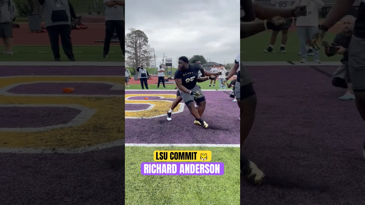 LSU commit Richard Anderson looked sharp at UA Next in NOLA 😳 