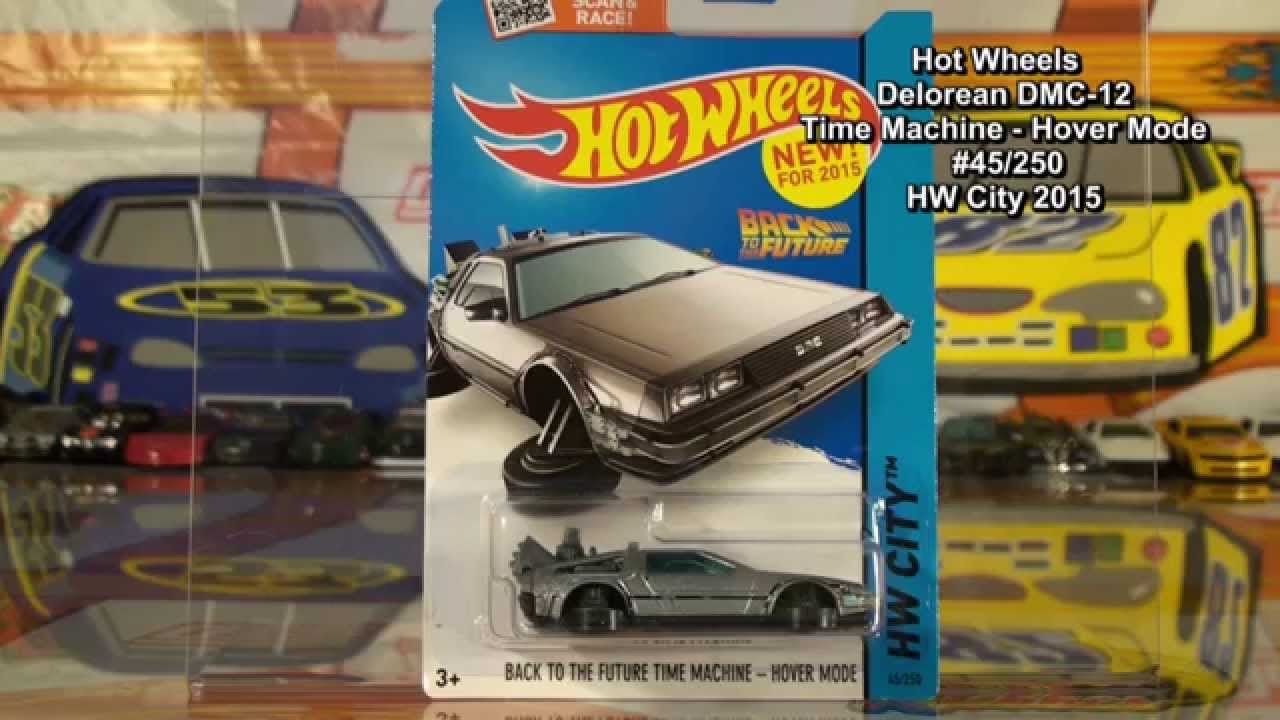 Htf Hot Wheels Delorean Dmc 12 Time Machine In Hover Mode Hotwheelz 4 U Hot Wheels Delorean Hot
