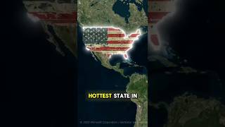 Top 5 Hottest States in the USA 🤯. #usa #weather #fyp #facts