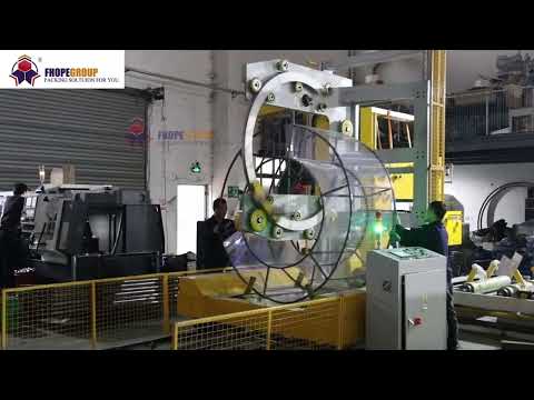 How coil wrapping machine for big coil wrapping with width 1500mm