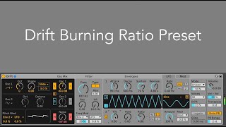 Drift Burning Ratio Preset