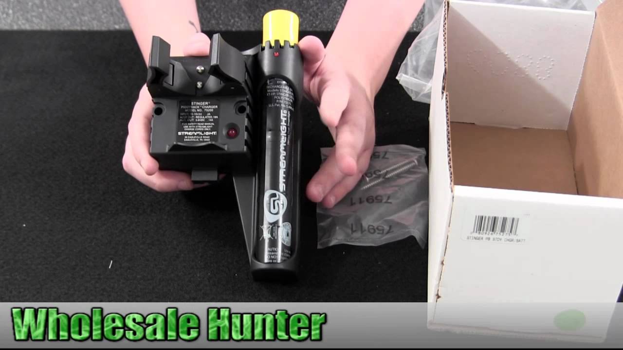 Streamlight Charge Holder Piggyback 75275 Batteries Chargers Unboxing