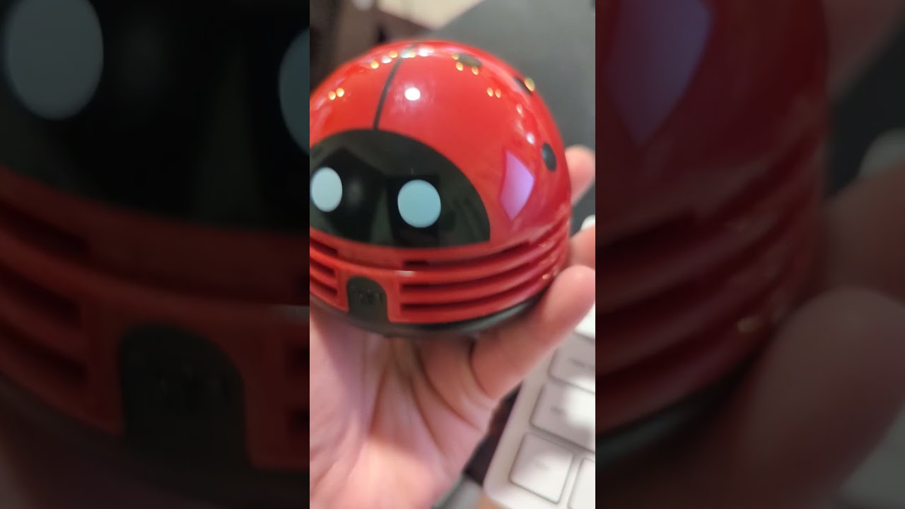 E ECSEM Cute Portable Cartoon Mini Desktop Vacuum Cleaner Review