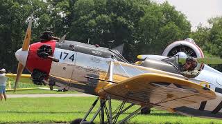 Ryan PT-22 Flight Highlights - New Garden Festival of Flight - 8-9-26