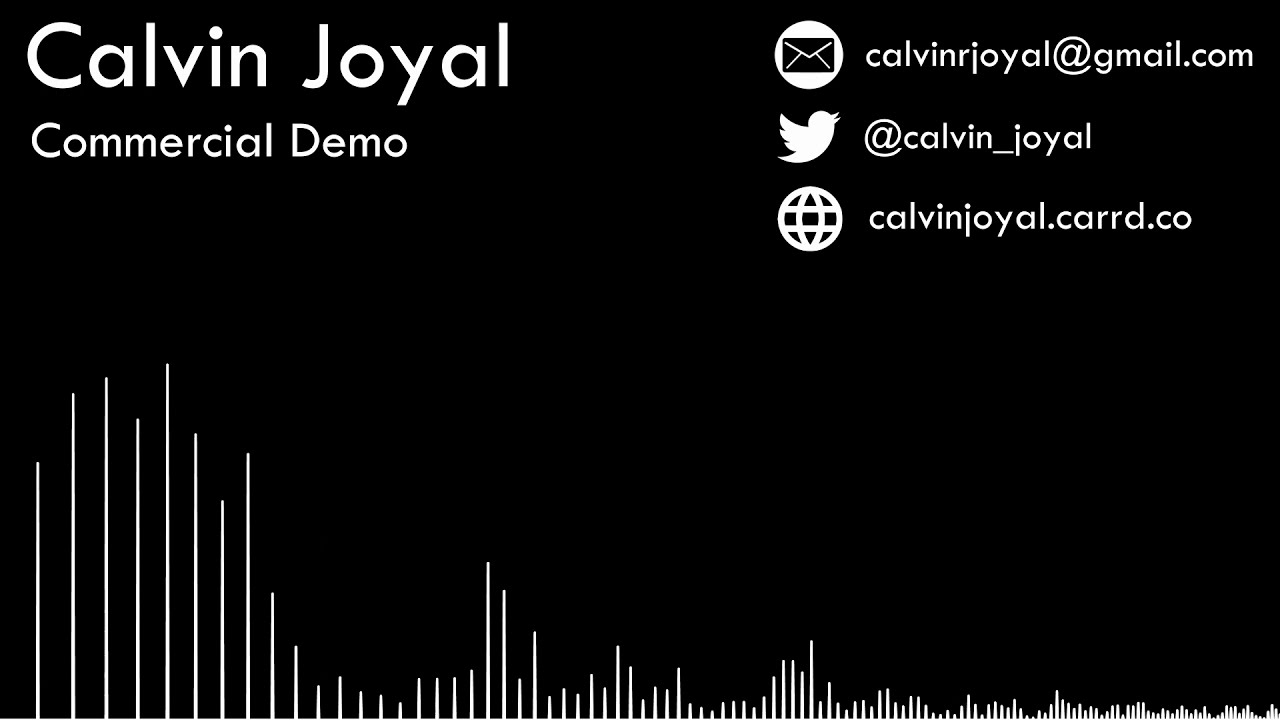 Calvin Joyal Commercial Demo