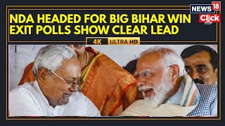Bihar: News18's Poll Predicts Clear NDA Win, Mahagathbandhan's Tally Below 100 Seats | 4K | N18G screenshot 1