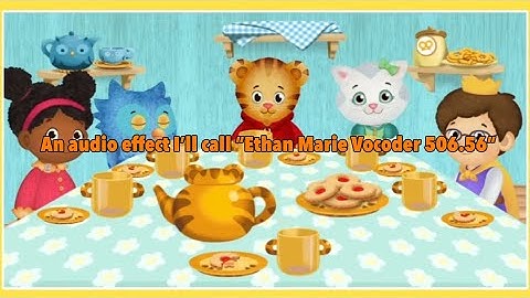 An audio effect I’ll call “Ethan Marie Vocoder 506.56”