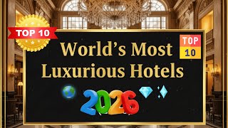 🌍 Top 10 Most Luxurious 5 Star Hotels in the World 2026