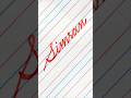 Simran #ytshorts #calligraphy #cursivewriting #reels #viral#fyp#satisfying #namewriting #shortsfeed